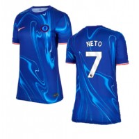 Dres Chelsea Pedro Neto #7 Domaci za Žensko 2024-25 Kratak Rukav